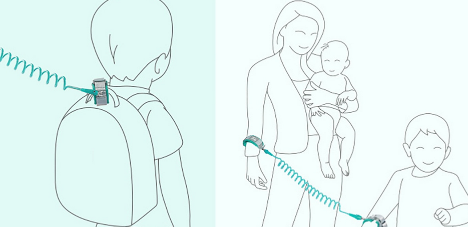 Anti lost baby harness in Iran